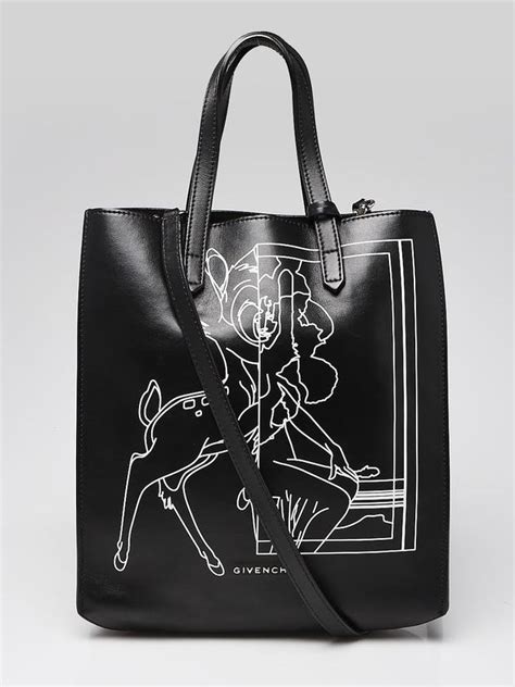 givenchy bambi tote black|Black Leather Bambi Antigona Small Stargate Shopper Tote Bag.